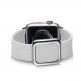 JC Design Modern Buckle Band - силиконова каишка с магнитна закопчалка за Apple Watch 38мм, 40мм (бял) thumbnail 3