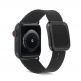JC Design Modern Buckle Band - силиконова каишка с магнитна закопчалка за Apple Watch 42мм, 44мм (черен) thumbnail 3