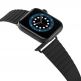 JC Design Modern Buckle Band - силиконова каишка с магнитна закопчалка за Apple Watch 42мм, 44мм (черен) thumbnail 6