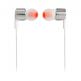 JBL T210 In-Ear headphones - слушалки с микрофон за мобилни устройства (сребрист) thumbnail 5