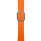 JC Design Modern Buckle Band - силиконова каишка с магнитна закопчалка за Apple Watch 42мм, 44мм (оранжев) thumbnail 6