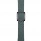 JC Design Modern Buckle Band - силиконова каишка с магнитна закопчалка за Apple Watch 38мм, 40мм (тъмнозелен) thumbnail 2