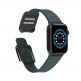 JC Design Modern Buckle Band - силиконова каишка с магнитна закопчалка за Apple Watch 38мм, 40мм (тъмнозелен) thumbnail 5