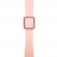 JC Design Modern Buckle Band - силиконова каишка с магнитна закопчалка за Apple Watch 42мм, 44мм (розов) thumbnail 2