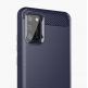 Carbon Flexible TPU Case  - тънък силиконов (TPU) калъф за Samsung Galaxy A02s (син) thumbnail 3
