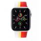 JC Design Silicone SoloLoop Band - силиконова каишка за Apple Watch 38мм, 40мм (светлочервен) thumbnail 2