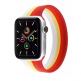 JC Design Silicone SoloLoop Band - силиконова каишка за Apple Watch 42мм, 44мм (светлочервен) thumbnail