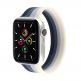 JC Design Silicone SoloLoop Band - силиконова каишка за Apple Watch 42мм, 44мм (син-бял) thumbnail