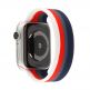 JC Design Silicone SoloLoop Band - силиконова каишка за Apple Watch 38мм, 40мм (сив-червен) thumbnail 4