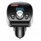 Joyroom Bluetooth FM Transmitter (JR-CL02) - блутут FM трансмитер и зарядно за кола за мобилни устройства (черен) thumbnail