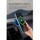 Baseus Big Energy MagSafe Car Mount Wireless Charger 15W (WXJN-01) - поставка за радиатора или таблото на кола с безжично зареждане за iPhone с Magsafe (черен) thumbnail 12