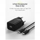 Baseus Super Si USB-C PD Wall Charger 25W (TZCCSUP-L01) - захранване за ел. мрежа с USB-C изход с технология за бързо зареждане и USB-C към USB-C кабел (черен) thumbnail 13