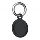 Urban Armor Gear AirTag Dot Keychain 4 Pack - комплект от 4 броя силиконови ключодържателя за Apple AirTag (бял-черен) thumbnail 3