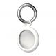 Urban Armor Gear AirTag Dot Keychain 4 Pack - комплект от 4 броя силиконови ключодържателя за Apple AirTag (бял-черен) thumbnail 4