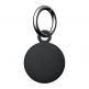 Urban Armor Gear AirTag Dot Keychain 4 Pack - комплект от 4 броя силиконови ключодържателя за Apple AirTag (бял-черен) thumbnail 6