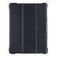 Tactical Riot Shield Case - удароустойчив калъф от изкуствена кожа и поставка за iPad 8 (2020), iPad 7 (2019) (черен) thumbnail 4