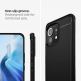 Spigen Rugged Armor Case - тънък качествен силиконов (TPU) калъф за Xiaomi Mi 11 Lite (черен) thumbnail 8
