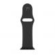 Apple Sport Band - оригинална силиконова каишка за Apple Watch 42мм, 44мм (черен) (bulk) thumbnail 2