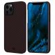 Pitaka MagEZ Aramid Fiber Case - кевларен кейс за iPhone 12 Pro Max (черен-червен)  thumbnail