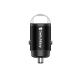 SwitchEasy PowerBuddy 30W Car Charger - зарядно за кола с USB-C и USB изходи и с технологии за бързо зареждане на мобилни устройства (черен) thumbnail