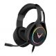 Varr Gaming RGB Headset - геймърски слушалки с микрофон, управление на звука и подсветка (черен) thumbnail