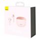Baseus Encok W02 TWS In-Ear Bluetooth Earphones - безжични блутут слушалки със зареждащ кейс (розов) thumbnail 4