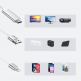 Choetech Lightning to HDMI Cable and Charging Function - кабел за свързване и зареждане от Lightning към HDMI за мобилни устройства с Lightning (бял) thumbnail 4