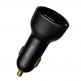 Baseus Superme Digital Display Dual Quick Car Charger 100W (TZCCZX-01) - зарядно за кола с USB-A и USB-C изходи с технология за бързо зареждане и USB-C към USB-C кабел (черен) thumbnail 4