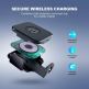 TechRise Wireless Car Charger 10W & Air Vent Holder - поставка за радиатора на кола с безжично зареждане за Qi съвместими смартфони (черен) thumbnail 6