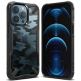 Ringke Fusion X Case - хибриден удароустойчив кейс за iPhone 13 Pro (черен-камуфлаж) thumbnail