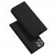 Dux Ducis Skin Pro Case - кожен калъф с поставка и отделение за кр. карти за iPhone 13 Pro Max (черен) thumbnail