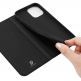 Dux Ducis Skin Pro Case - кожен калъф с поставка и отделение за кр. карти за iPhone 13 Pro Max (черен) thumbnail 8