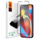 Spigen Glass.Tr Slim Full Cover Tempered Glass - калено стъклено защитно покритие за дисплея на iPhone 13 Pro Max (черен-прозрачен) thumbnail