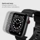 Spigen Rugged Band - хибридна каишка (полимер+карбон) за Apple Watch 45мм, 44мм и 42мм (черен) thumbnail 9