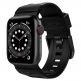 Spigen Rugged Band - хибридна каишка (полимер+карбон) за Apple Watch 41мм, 40мм и 38мм (черен) thumbnail 6