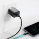 Baseus Super Si USB-C PD Wall Charger 20W (TZCCSUP-B01) - захранване за ел. мрежа с USB-C изход с технология за бързо зареждане и USB-C към Lightning кабел (черен) thumbnail 9