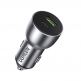 Ugreen CD213 USB-C & USB-A 36W Fast Car Charger - зарядно за кола с USB-A и USB-C изходи с технология за бързо зареждане (сив) thumbnail