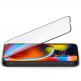 Spigen Glass.Tr Slim Full Cover Tempered Glass - калено стъклено защитно покритие за целия дисплей на iPhone 13,  iPhone 13 Pro (черен-прозрачен) thumbnail 3