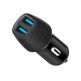 Promate VolTrip-Duo Car Charger Dual USB 3.4A - зарядно за кола с два USB изхода за мобилни устройства (черен) thumbnail