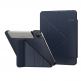 SwitchEasy Origami Case - полиуретанов кейс и поставка за iPad Pro 12.9 M1 (2021), iPad Pro 12.9 (2020), iPad Pro 12.9 (2018) (тъмносин) thumbnail