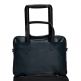 Knomo Hanover Slim Leather Laptop Briefcase 14 - луксозна чанта за MacBook и преносими компютри до 14 инча (тъмносин) thumbnail 10