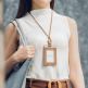 Moshi ID/Badge Holder - стилен бадж от веган кожа (светлокафяв) thumbnail 2