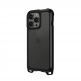 SwitchEasy Odyssey Rainbow Case - удароустойчив хибриден кейс с връзка и карабинер за iPhone 13 Pro (черен)  thumbnail 3