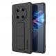 Wozinsky Flexible Silicone Kickstand Case - силиконов (TPU) калъф с поставка за Huawei Mate 40 Pro (черен) thumbnail