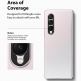 Ringke Camera Styling Lens Cover - предпазна плочка за камерата на Samsung Galaxy Z Fold 3 (черен) thumbnail 7