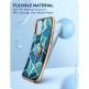 i-Blason Cosmo SupCase Protective Case - удароустойчив хибриден кейс с пръстен против изпускане за iPhone 13 (син) thumbnail 6