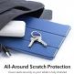 ESR Ascend Trifold Case - полиуретанов калъф с поставка за iPad 9 (2021), iPad 8 (2020), iPad 7 (2019) (тъмносин) thumbnail 9