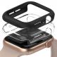 Ringke 2x Slim Watch Case - комплект от два броя качествен твърд кейс за Apple Watch 40мм (прозрачен-черен) (2 броя) thumbnail