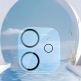 Baseus 2x Camera Lens Protector - предпазни стъклени защитни покрития за камерата на iPhone 12 mini (2 броя) (прозрачен) thumbnail 10