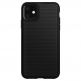 Spigen Liquid Air Case - силиконов (TPU) калъф с висока степен на защита за iPhone 11 (черен-мат)  thumbnail 2